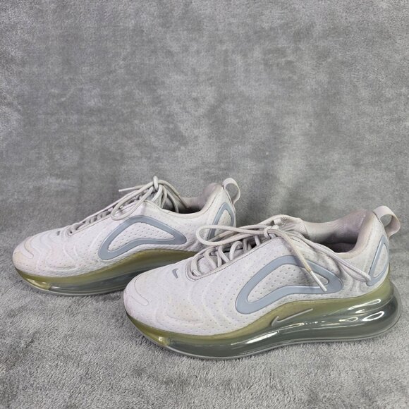 Womens Nike Air Max 720 Sneakers White & Gray Mesh Upper Clear Air Sole Size 8 - Picture 5 of 9